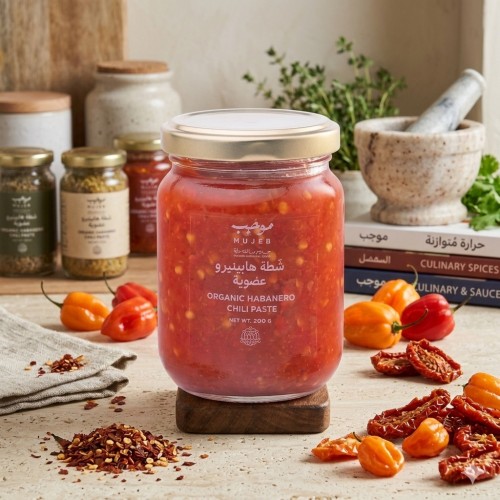 Mujeb Organic Habanero Chili Paste 200g 