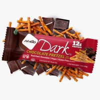 NuGo GF Dark Chocolate Pretzel with Sea-Salt Bar 50g product thumbnail 2