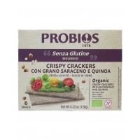 PROBIOS Organic GF Buckwheat & Quinoa Crackers 120g product thumbnail 5