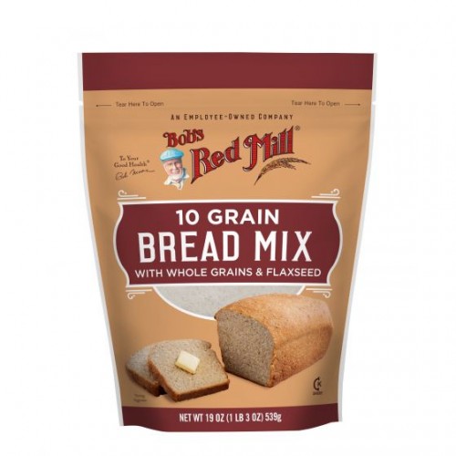 Bob's Red Mill 10 Grain Bread Mix with Whole Grains & Flaxseed 539g 