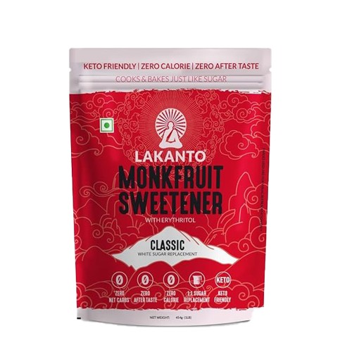 LAKANTO Classic Monk fruit with Erythritol 454g