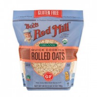 Bob's Red Mill Organic GF Quick Cooking Rolled Oats 794g product thumbnail 4