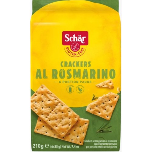 schar GF Rosemary Crackers 210g 