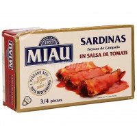 MIAU Sardines in Tomato Sauce 120g product thumbnail 2