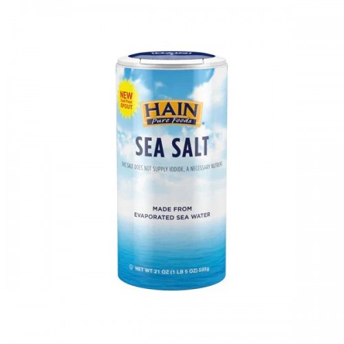 HAIN Pure Food Sea Salt 595g