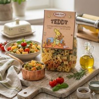 Dalla Costa Wheat Teddy Pasta with Tomato & Spinach 250g product thumbnail 2