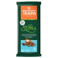 TRAPA Milk Chocolate with Stevia 75g product thumbnail 2