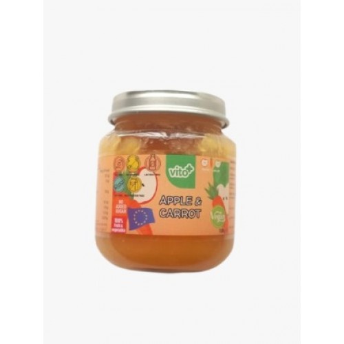 vito+ GF Apple & Carrot Puree 120g 