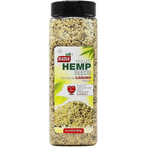 BADIA  GF Hulled  Hemp Seeds 567g 