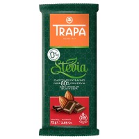 TRAPA GF Dark Chocolate 80% with Stevia 75g product thumbnail 2