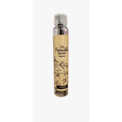 GREEN SHOP Organic Vanilla Beans 3Pods 