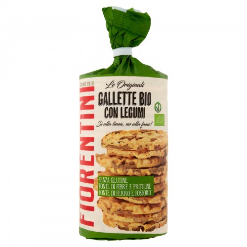 FIORENTINI Organic Corn & Legumes Cakes 120g 