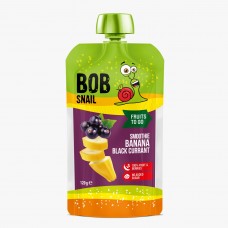 BOB SNAIL Banana Black Currant Smoothie with No-Added-Sugar 120g 