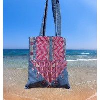 Gaza Chest Panel Necklace Bag 2 (Light Denim) product thumbnail 2