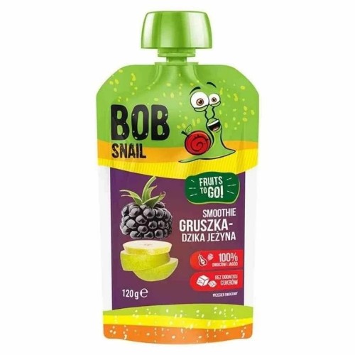 BOB SNAIL Pear-Blackberry Smoothie with No-Added-Sugar 120g 