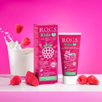 ROCS Kids Toothpaste with Raspberry Smoothie 35ml product thumbnail 2