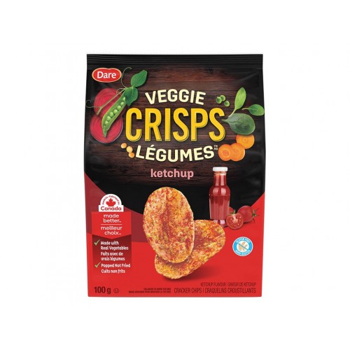 Dare Veggie Crisps Ketchup 100g 