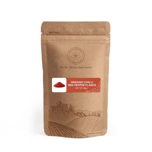 HOLISTIC CORNER Organic Chilli Red Pepper Flakes 85g 