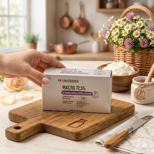 UNAGRANDE Lactose-Free Butter (72% Fat) 500g 