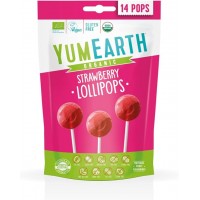 YUM EARTH Organic Strawberry Lollipops 85g product thumbnail 4