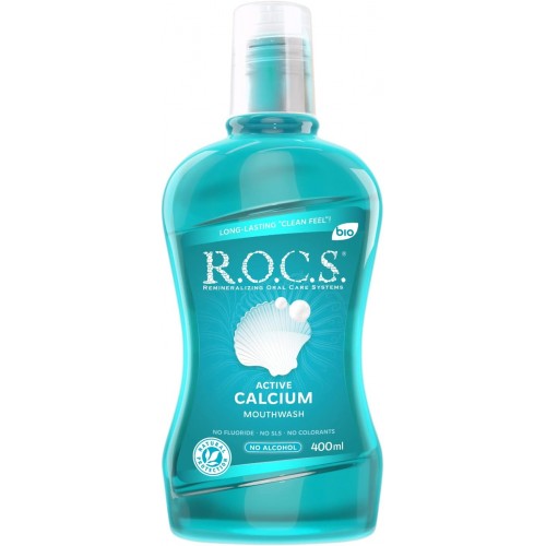 ROCS  Active Calcium Mouthwash 400ml 