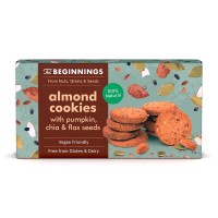 THE BEGINNINGS GF Almond Cookies with Pumpkin, Chia & Flaxseed 80g product thumbnail 3