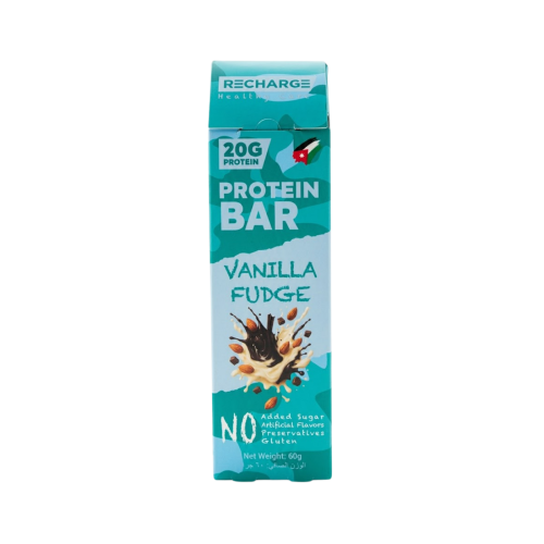 RECHARGE GF Protein Bar with Vanilla Fudge 60g
