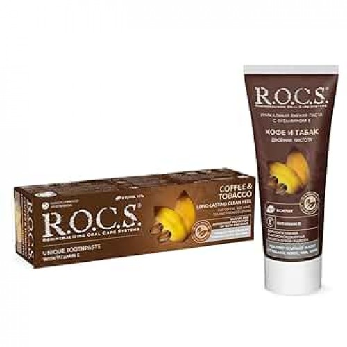 ROCS  Coffee & Tobacco Toothpaste 60ml 