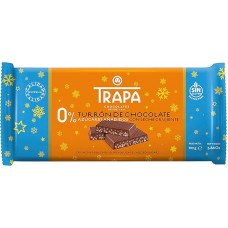 TRAPA GF Crunchy Milk Chocolate Nougat 0% Added Sugars 110g 