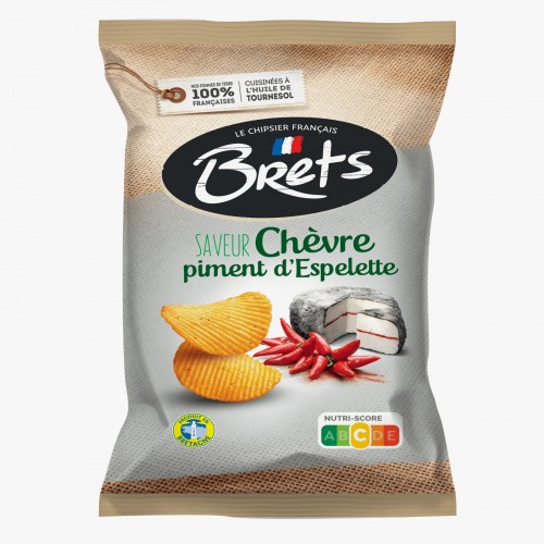 BRets GF Potato Chips with Goat Cheese & Chilly Pepper 125g 
