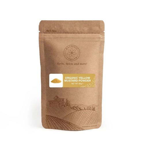 HOLISTIC CORNER Organic Yellow Mustard Powder 85g 
