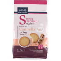 sottolestelle Organic Whole-Spelt Cookies with Cinnamon (without ADDED-SUGAR) 250g product thumbnail 4