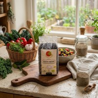 GREEN SHOP Organic Black Beans 500g product thumbnail 2