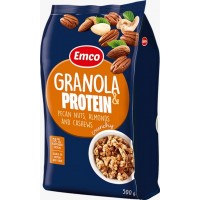Emco Protein Granola with Pecan Nuts, Almonds & Cashews 500g product thumbnail 2