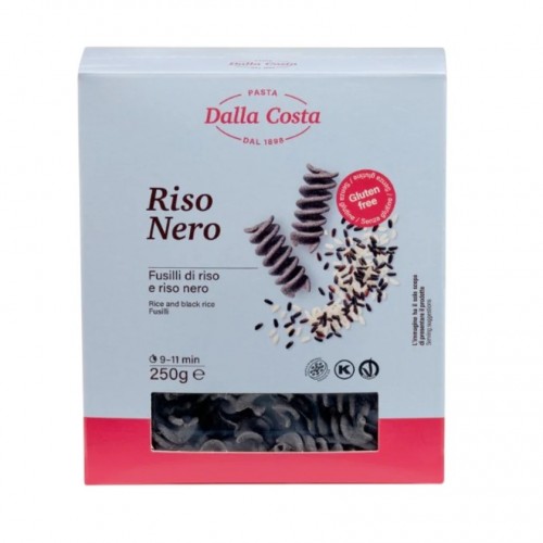 Dalla Costa GF Rice & Black Rice Fusilli 250g 