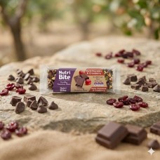 Nutri Bite Dark Chocolate & Cranberry Bar (No-Added-Sugar) 40g 