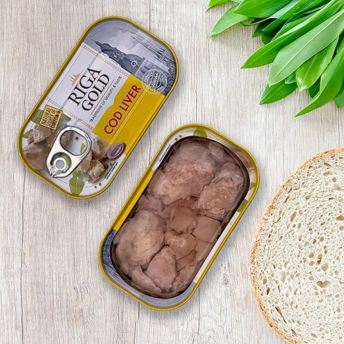 RIGA GOLD Cod Liver with Oil 121g 