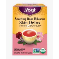 Yogi Organic Soothing Rose Hibiscus Skin Detox Tea 32g product thumbnail 3