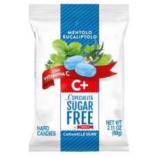 Serra Mini Hard Candies with Menthol Eucalyptus & Vitamin C  (Sugar Free) 60g 