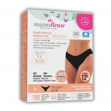 masmi NATURAL COTTON Sustainable Menstrual Underwear (Modern)  (Small)