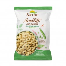 Sarchio Organic GF Salty Snack with peas 45g 