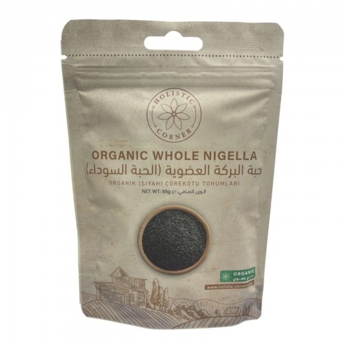 HOLISTIC CORNER Organic Nigella Seeds (Black Seeds) 85g 
