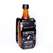 Turtle Green Pure Black Kombucha 500ml 