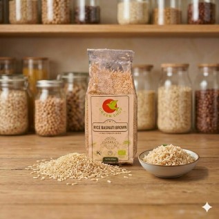 GREEN SHOP Organic Brown Rice Basmati Long Grain 500g  (Exp:end of December) 