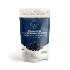 HOLISTIC CORNER Organic Dried Black Raisins with Seeds 100g