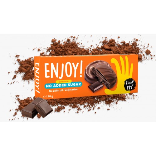 Feel Fit No-Added-Sugar Brownie with Dark Chocolate 128g 