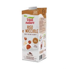Sarchio Organic Rice & Hazelnut Drink (No-Added-Sugar) 1L 