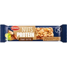 Emco GF Nuts & Protein Bar with Peanut Butter 40g 