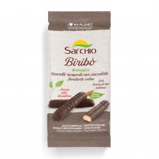 Sarchio Organic Biscuits with Dark Chocolate Coating 130g 