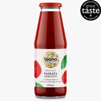 biona Organic Sieved Tomatoes with Fragrant Basil 680g product thumbnail 2